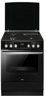 Cuisinière Mixte 77l 4 Feux Noir - ACM7037RN