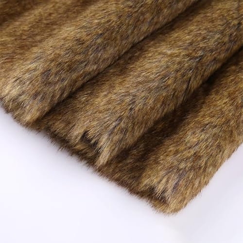 Gefärbte Spitzen Plüsch Kunstpelzstoff Kurzer fellimitat Bastelmaterial Für Kostüme Mode Teppiche Requisiten Kulissen Cosplay Stuhldekoration, 160 X 50 Cm