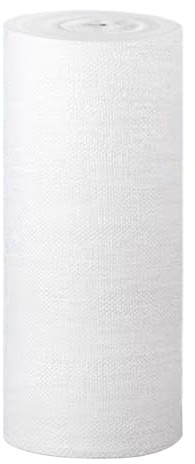 Bende di garza medica, 1 rotolo, 8 cm x 5 m, fasciatura a rete sgrassata, in puro cotone, per ferite articolazioni, materiale di medicazione