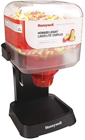 Howard Leight by Honeywell Leight HL400-LL-INTRO Earplug Dispenser with 400 Pairs of Laser Lite Hi-Visibility Earplugs