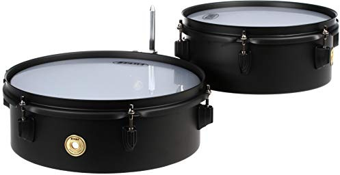 Tama MT1012STKBK Metalworks Series Steel Mini-Tymp - 10 & 12 - Black