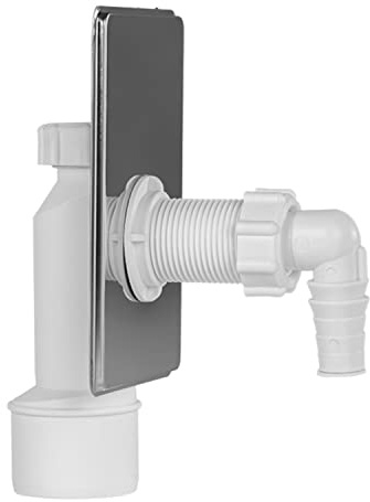 Unterputz Siphon Waschmaschine Ø 50 mm einfach Edelstahl