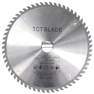SEIDER 1pc Holz Trennscheibe 160/185/190/235/250/255mm TCT Sägeblatt 16/28/40/60/80T Kreissägeblatt Hartmetall Sägeblatt for Holz(235x30x40T)