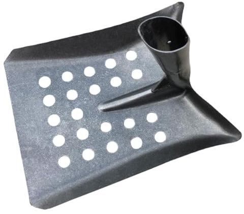 YARNOW Pala De Limpieza Plana Multifuncional para Granja y Jardinería, Herramienta Metálica Resistente para Recoger Estiércol, Limpieza Agrícola y Manejo De Excrementos Aves De Corral