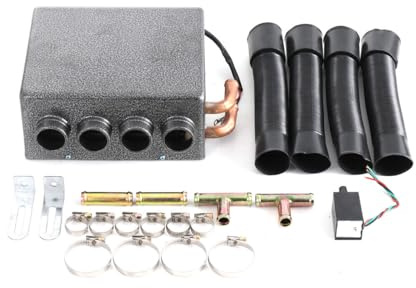 YILIKISS Auto Entfroster Heizlüfter Entfroster Auto 12V Innenraumheizung Auto Standheizung Heizlüfter 12V 8A Auto Heizung 4 Loch Tragbare Winter Schnell Heizung Wärmer Frost entfernen Geräuscharm
