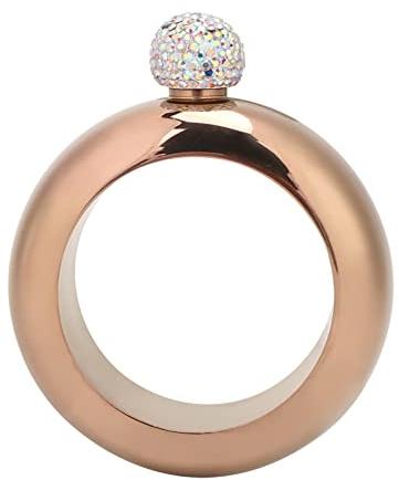 Bracelet avec bouteille isotherme, gourde légère pour boisson alcoolisée, accessoire pratique for événements et déplacements