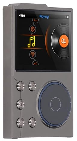 HiF MP3-spelare, Hi Res Player, MP3-spelare med Bluetooth och WiFi, Digital Music Player Bluetooth 5.3 Lossless DSD FLAC HD HiFi Bärbar MP3-spelare