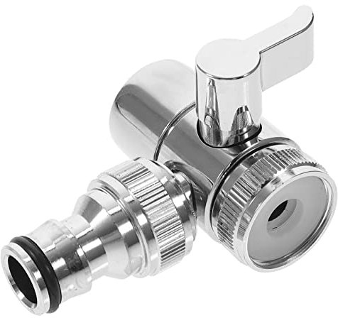CORHAD Faucet Diverter Sink Hose Attachment Faucet to Garden Hose Adapter Water Line Splitter Valve for Washing Machines Sinks