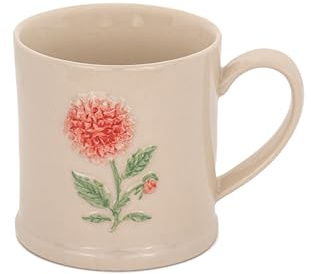 Sass & Belle Geprägte Tasse mit Dahlien-Motiv