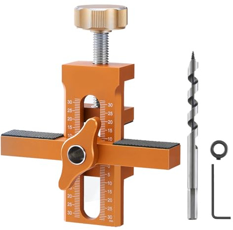 Positionner D'installation de Porte D'armoire, Gabarit de Montage de Porte D'armoire en Alliage en Aluminium pour les Armoires sans Cadre ou Visage pour Fixer les Charnières