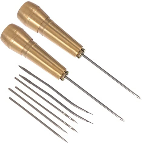 BATHVEVE 2 ensembles Kit de Réparation de Chaussures avec Aiguilles Outils de Couture DIY pour Artisanat et Réparation de Chaussures