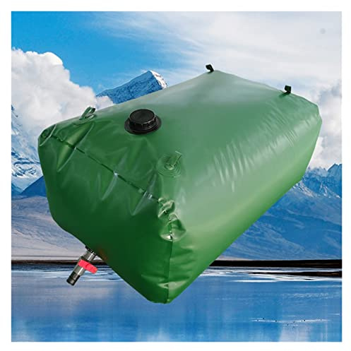 Réservoir d'eau Portable Pliable avec Valve, for la résistance à la sécheresse, la prévention des incendies et Le Stockage d'eau d'urgence(670 L/176 Gallon/1.5x0.9x0.5 m)