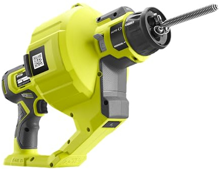 RYOBI 18 V ONE+ Akku-Rohrreinigungsgerät R18DA-0, 6 mm Kabeldurchmesser, ohne Akku und Ladegerät
