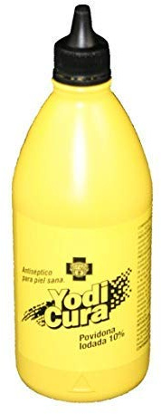 YODICURA 500ml Antiséptico para Piel Sana (Povidona Iodada 10%). Bote 500ml