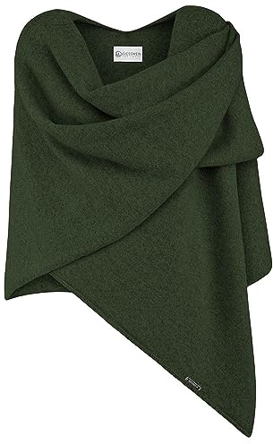 Giesswein Merino Lambswool Cape Merino Lambswool Cape - Eleganter Feinstrick Überwurf aus Lammwolle, Merinowolle Cape für Damen, XXL Umhängetuch, Poncho-Schal