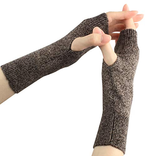 Larcele Kaschmir Damenwärmer Fingerlose Handschuhe BZST-02 MEHRWEG