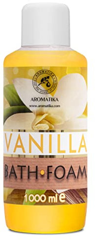 Mousse de Bain Vanille 1000ml - Soin du Corps - Beauté - Bain - Bien-Etre - Détente - Aromathérapie - Spa - Bains Moussants - Bath Foam Vanilla