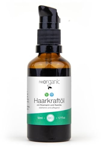 NeoOrganic® BIO Rosmarin Haaröl – 50ml – für Kopfhaut und Haar, aktiviert gesundes und natürliches Haarwachstum – Rosmarinöl Haare– Rosemary Oil for Hair Growth