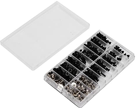 360-teiliges Computerschrauben-Set aus Legiertem Stahl, Mikro-Kreuzbefestigungs-Sortiment-Set mit M2 M2,5 M3-Schrauben, Ideal für die Wartung und Reparatur von Computern