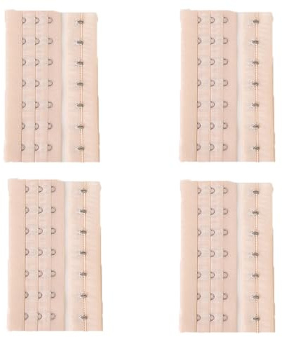 TMTGTS Estensione per reggiseno, 8 pezzi, 3 file con 7 ganci, per reggiseno, morbido e confortevole, ricambio per biancheria intima, prolunga, bustiers, shapewear (colore7#)