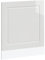 vidaXL Panel lavavajillas Porto Madera contrachapada Blanco Brillante