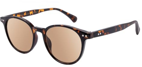 OKH Unisex Klassischer Stil Runde Sonnenbrille Lesebrille Vintage Outdoor UV400 Linse Lesebrille für Männer und Frauen