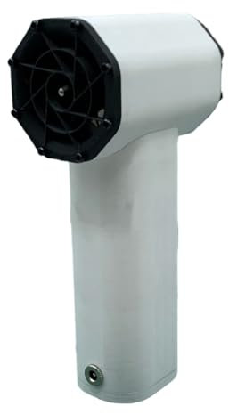 Ventilador Turbo Jet XL, Motor Sin Escobillas de 50 Mm, Ventilador Industrial Violento de Alta Velocidad, Secador de Pelo Portátil de 2800 MAh, Enchufe de la UE