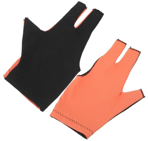 Kisangel Elastische Billardhandschuhe Für Snooker - Bequeme Poolhandschuhe - Verschleißfest - 1 Paar