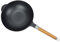 ELETTRO CENTER Poêle à frire WOK ANTIADHÉRENTE TEFLON, diamètre 32 cm, manche démontable, électrocentre