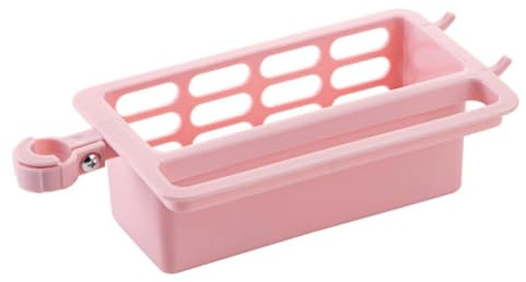 Ciieeo Kitchen Sink Organiser Cutlery Drainer Sink Storage Rack Flexible Rotation Pp Material