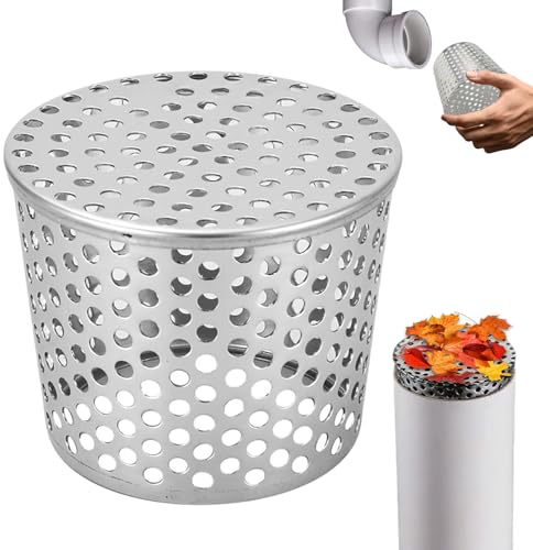 Protezione per Grondaia, Filtro per grondaie, Protezione anti-blocco per tetto, Filtro Di Protezione Per Grondaia, Schermi per grondaie, Griglia di Scolo per Grondaia, per Iltrare Foglie, Rami (M2)