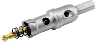 Aohhy 18mm Lochsäge Hartmetall Bohrer, Professional TCT Metall Bohrer für Edelstahl, Kunststoff, Messing, Eisen, Aluminium