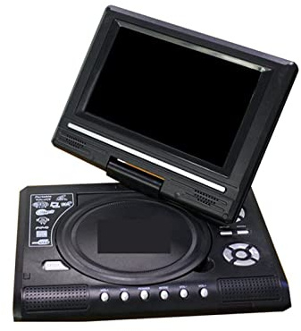 Mini lettore DVD Disco CD digitale desktop da 7,8 pollici con telecomando