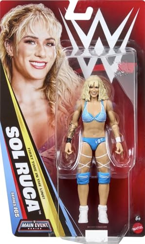 WWE Sol Ruca Mattel Main Event Basic Series 165 Wrestling Actionfigur Spielzeug Wrestler
