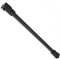 M-Home - Braccio di supporto da parete in acciaio inox per vetro spesso da 6mm 8mm 10mm per pannello di vetro doccia senza cornice, 40 cm, nero