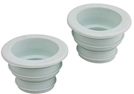 RDEXP Drain Pipe Seal Hose Plug Washing Machine Drain Bathroom Kitchen Green Set of 2
