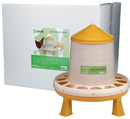 Gaun Zubehör für Käfig, Geflügelfutter, 8 kg, Bio, Zitronengrün, mit Füßen