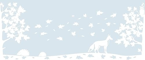 d-c-fix Fensterfolie Woodland 20 cm x 1,5 m statisch haftend | wiederverwendbar - Weihnachten Fensterdeko innen Weihnachtsdeko Fenster-Sticker Fensterfolie Winter-Deko Winterlandschaft