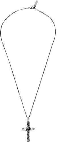 Police Herren-Halskette mit Kreuz Edelstahl Crossed PEAGN0032402