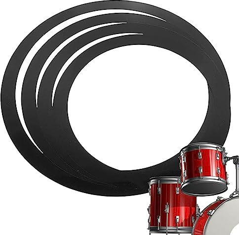 Trommelring | Percussion-Zubehör Drum-Dämpfer | Percussion Snare Drum Drum Kit, Trommelzubehör, Haushaltswerkzeuge, Geschenkset für Freunde Kasmole