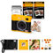 KODAK Mini Shot 3 ERA 4PASS 2-in-1 Instant Camera and Photo Printer (3x3 inches), Initial 8 Sheets + 60 Sheets Pack, Accessory Bundle, Yellow