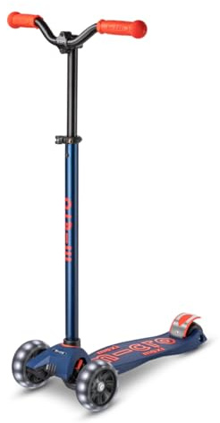 Maxi micro™ Deluxe Pro LED | Das ORIGINAL | Kinder Roller ab 5 Jahren | Premium Kinderroller von 5-7 Jahre | Lenker höhenverstellbar | Kickboard Scooter | 5 6 7 Jahre