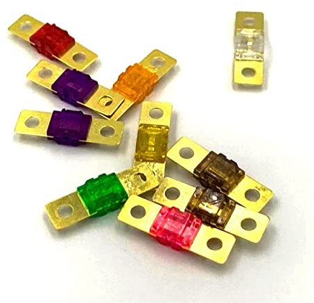 5 Stück ANS-Sicherung 20A 30A 40A 50A 60A 70A 80A 100A 125A 150A 175A ANL Vergoldete Stud Auto Sicherungen Mini Auto Stereo Audio AFS Sicherung (Color : One Size, Size : 70A)