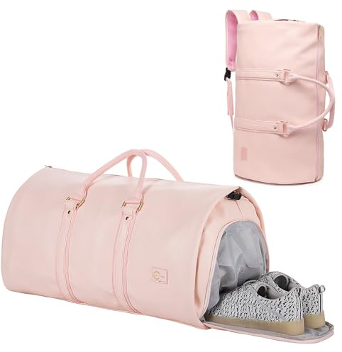 seyfocnia Convertible Travel Garment Bag,Carry on Garment Duffel Bag for Women - 3 in 1 Garment Backpack Hanging Suitcase Suit Business Travel Bag