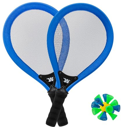 Whackminton Large Outdoor Game Set - No Net Required! - Fun Racket Game for All Ages - Perfect Outdoor Sport for Park, Backyard, Lawn, Beach, Camping