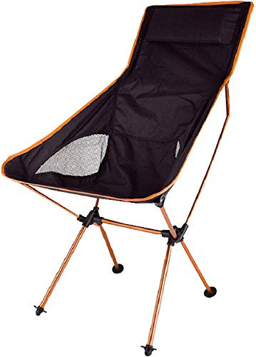 VNGBFGDFVN Camping-Klappstuhl, Angelhocker, tragbar, kompakt, Ultraleicht, zusammenklappbar, strapazierfähig, für Grillen im Freien, Picknick, Garten, Strand, mit Tragetasche, bequem