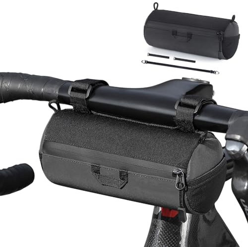 YOUNICE Fahrrad Lenkertasche Multifunktionale Fahrradtasche Lenker, 1L Reflektierend Fahrradtasche mit Schultergurt für Mountainbikes, Rennräder, Citybikes