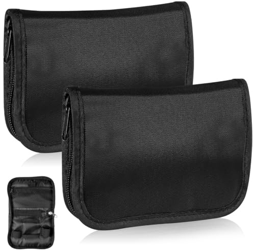 IMIKEYA Pochette De Rangement pour Lecteur Glycémie 2 Pièces avec Fermeture Éclair Étui Portable Durable pour De Doigt Taille Compacte pour Voyage Et Usage Quotidien