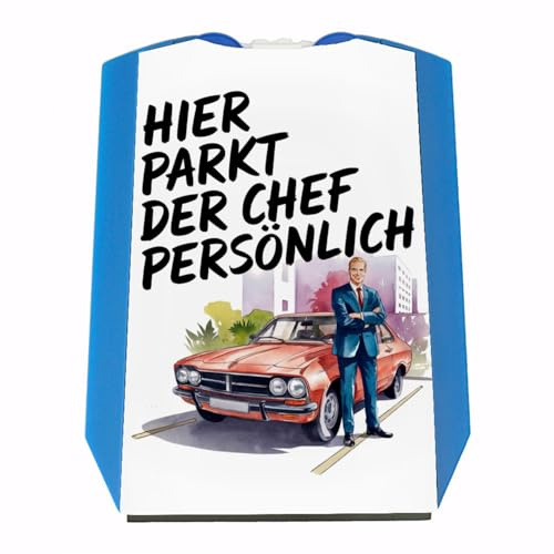 speecheese Chef parkt Hier persönlich Parkscheibe Boss mit Auto Lustiger Auto-Parkscheibe n-Hinweis für Chefs