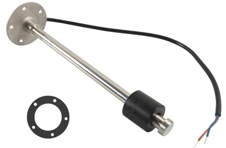 Unidad de transmisión de combustible de acero inoxidable de alta precisión y kit de medidor para camión marino con sensor de nivel de agua de 250 mm